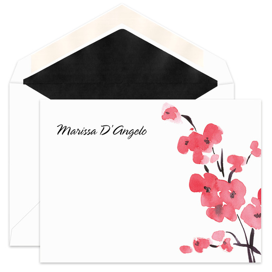 Cherry Blossom Flat Note Cards